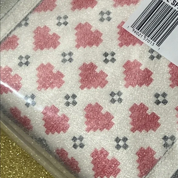 NIB Kate Spade Manhattan Pixel Hearts Saffiano Leather Mini Tote